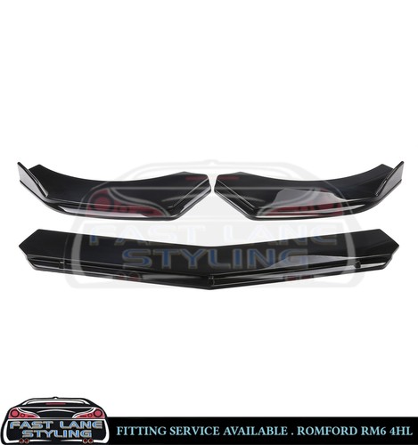 Universal 3pc front bumper lip - bumper,