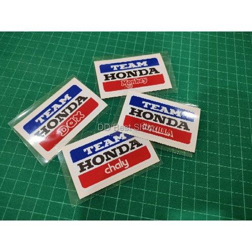 Sticker team honda - honda, decal