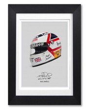 NIGEL MANSELL SIGNED HELMET