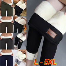 Women Winter Warm Thick Fleece Lined Thermal Pants Stretchy Leggings Ladies UK