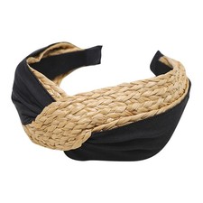 Raffia Cross Hair Band Hair
