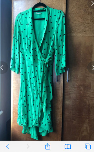 Ganni green polka - polka, dot