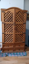 Solid Wood Mexican Pine Drinks Cabinet / Bar - Kitchen furniture