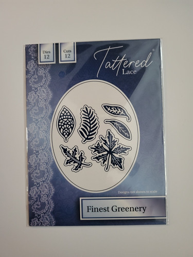 Tattered lace die - die, set