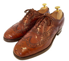 CHURCH'S 'Burwood' Ox Blood Brown Brogues SIZE 7.5