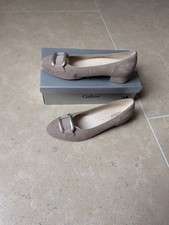 Gabor Benji Suede Court Shoes Size UK 7 Bnwot  In Box