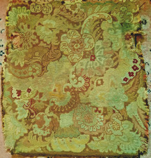 Pair Antique Large Needlepoint