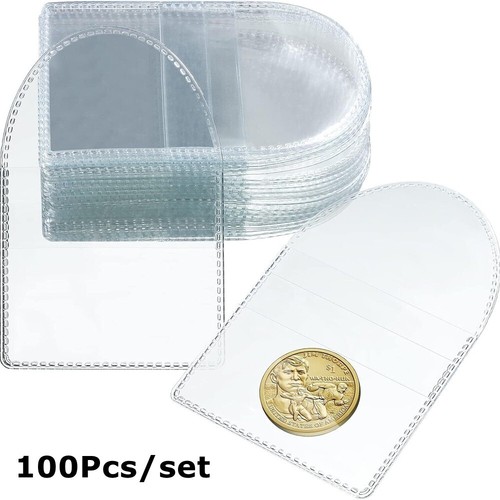 100pcs pocket coin sleeves - 100pcs,