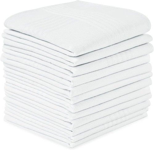 Pack white cotton hankies - pack,