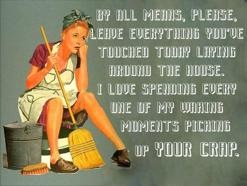 Funny housewife quote - funny,