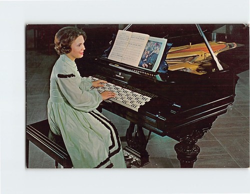 Postcard concert grand piano - concert,