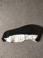 Bmw E30 E28 Recaro Sport Seat Anthracite Left Lower Bolster Dark Grey Cloth