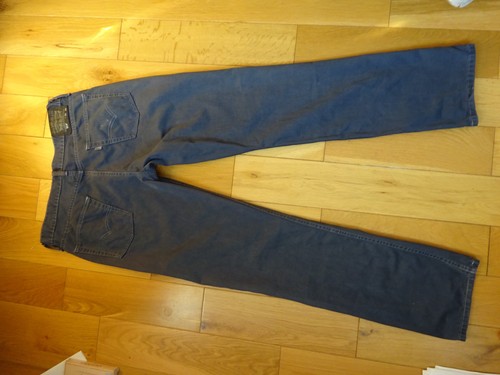 Levi 514 grey blue canvas - blue,