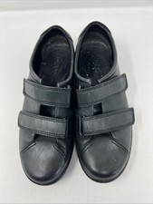 ECCO Soft  Women's Leather Walking Shoe - Black, Easy-on, Sneaker/Pumps UK 4
