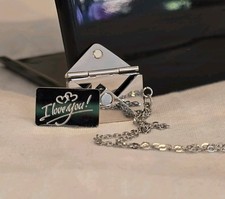 Creative Envelope Necklace Couple Love Letter Pendant Jewelry Valentine Gift