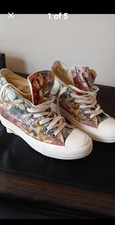 Converse Hibiscus Lux Hidden Wedge High Tops Size 5.5