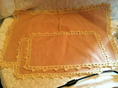 Linen dresser scarf - dresser,