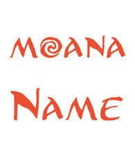 2x Personalised Name For