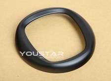 UK STOCK HQ FIAT 500 NEW MATT BLACK REAR BADGE COVER FRAME 500 POP SPORT LOUNGE