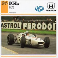 1965 HONDA RA272 Racing Classic Car Photo/Info Maxi Card