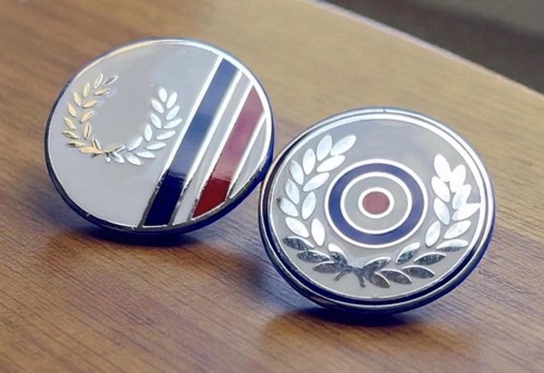 Mods pin badges fred - fred, perry