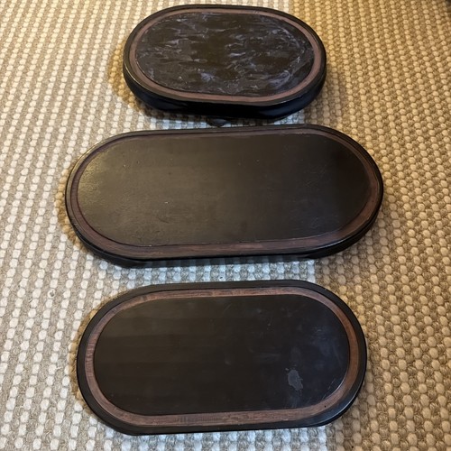 Antique wooden oval french - wooden,