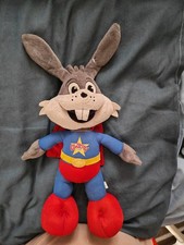 Loopy Rabbit Park Holidays Toy Loopy Bunny Rabbit Super Hero Soft Plush Toy H15"
