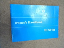 The Chrysler Hunter Owner's