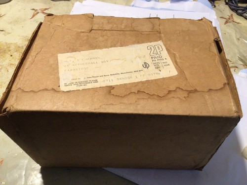 Vintage spong mincer box - vintage,