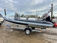 Ribquest Boat with 60HP Outboard, Trailer and Many Extras - Complete Package