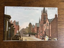 South Shields Ocean Road Congregational Church and Schools Vintage Postcard