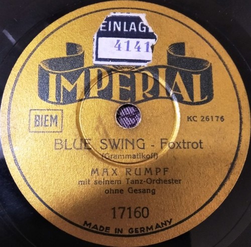 78rpm max rumpf jazz - 78rpm,