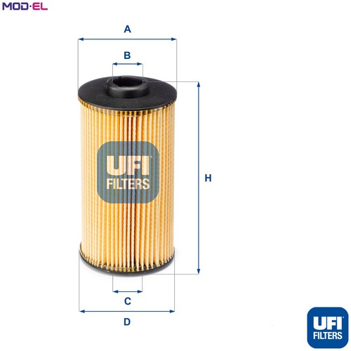 Oil filter 038 for - 25.038.00,