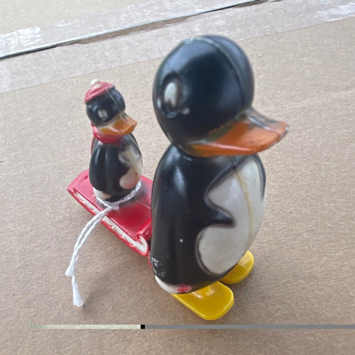 Vintage marx plastic penguin - vintage,