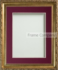 Antique Picture Photo Frames Brompton Range Cream or Gold with Choice of Mount