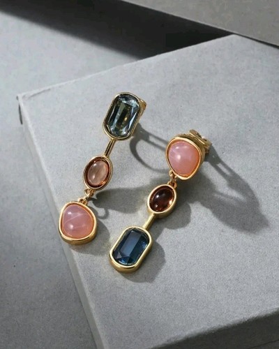 Women gold plated - gold, gemstones