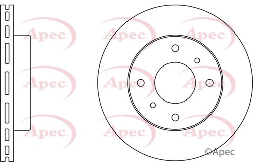 Apec brake disc front - front,