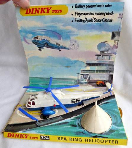 Dinky 724 sea king helicopter - dinky,