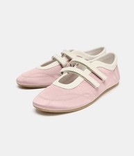 Zara Pink Satin Shoes Size 6