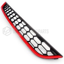 FORD FIESTA MK7 BLACK RED ZETEC S HONEYCOMB FRONT BUMPER LOWER BOTTOM GRILLE