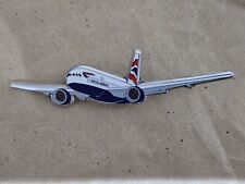 British Airways Boeing 777 Enamel Brooch Pin Plane Badge