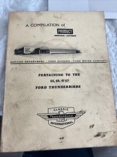 1955-57 A Compilation of Product Service Letter for Ford Thunderbirds A22