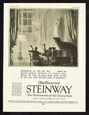 Steinway Piano The Instrument Of The Immortals 1925 Advert P788