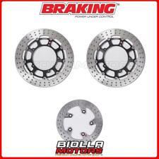 YAMAHA FZ1 FARE ABS 1000 2007 - 2012 FRONT BRAKE DISC KIT + POSTS