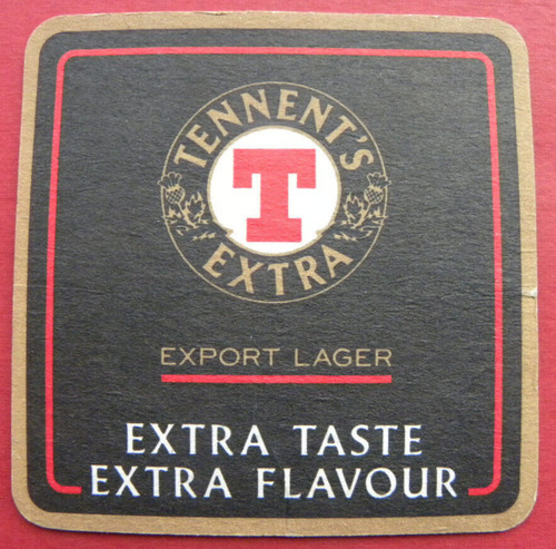 Tennents beer mat - tennents,