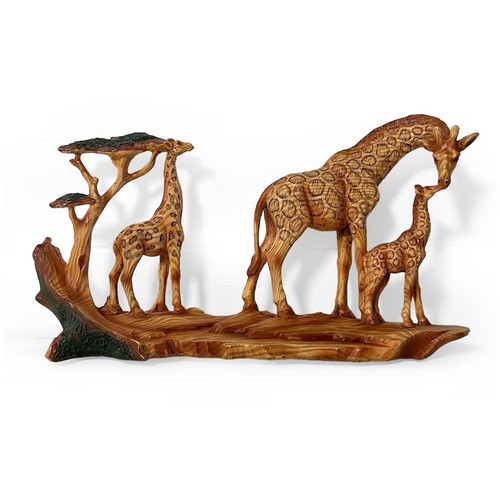Giraffe family ornament 30cm - ornament, |
