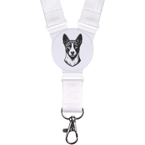 Basenji neck strap lanyard - 'basenji',