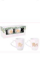Mrs mugs wedding gift set - mrs,