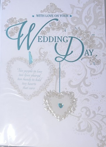 Wedding day card large - ex,