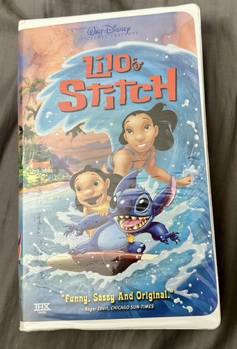 Lilo stitch walt disney vhs - stitch,